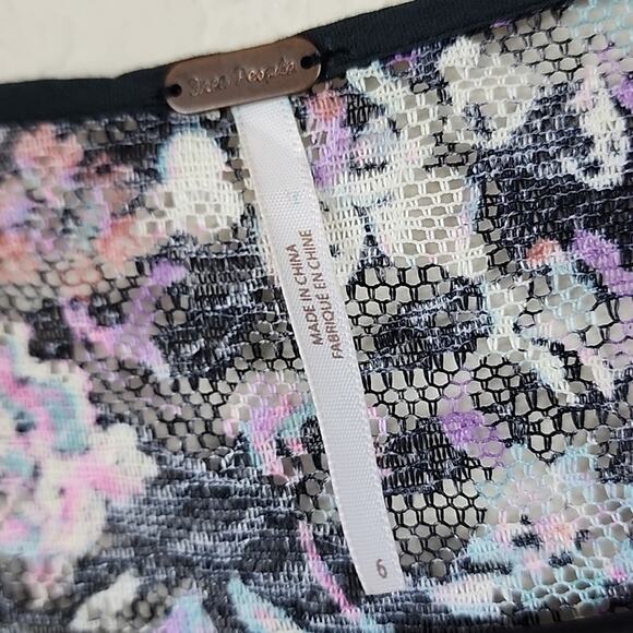 Free People Cherry Blossom Embroidered Size 6 Dress - Picture 6 of 16